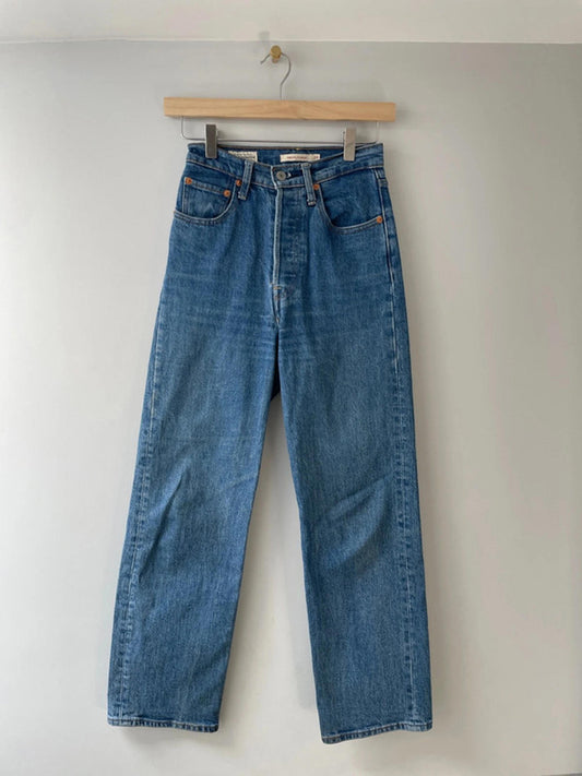 Women’s Levi’s Ribcage Straight High Waisted Fit Jeans - W24/L27 -1856