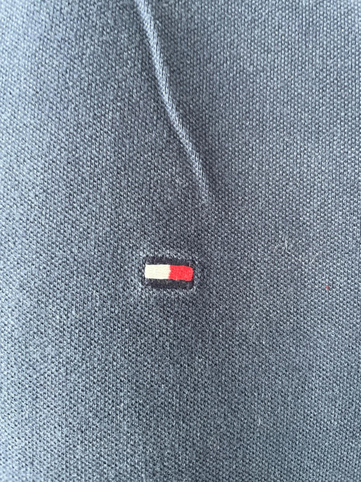 Men’s Tommy Hilfiger Slim Fit Navy Polo Top - Small - 1595