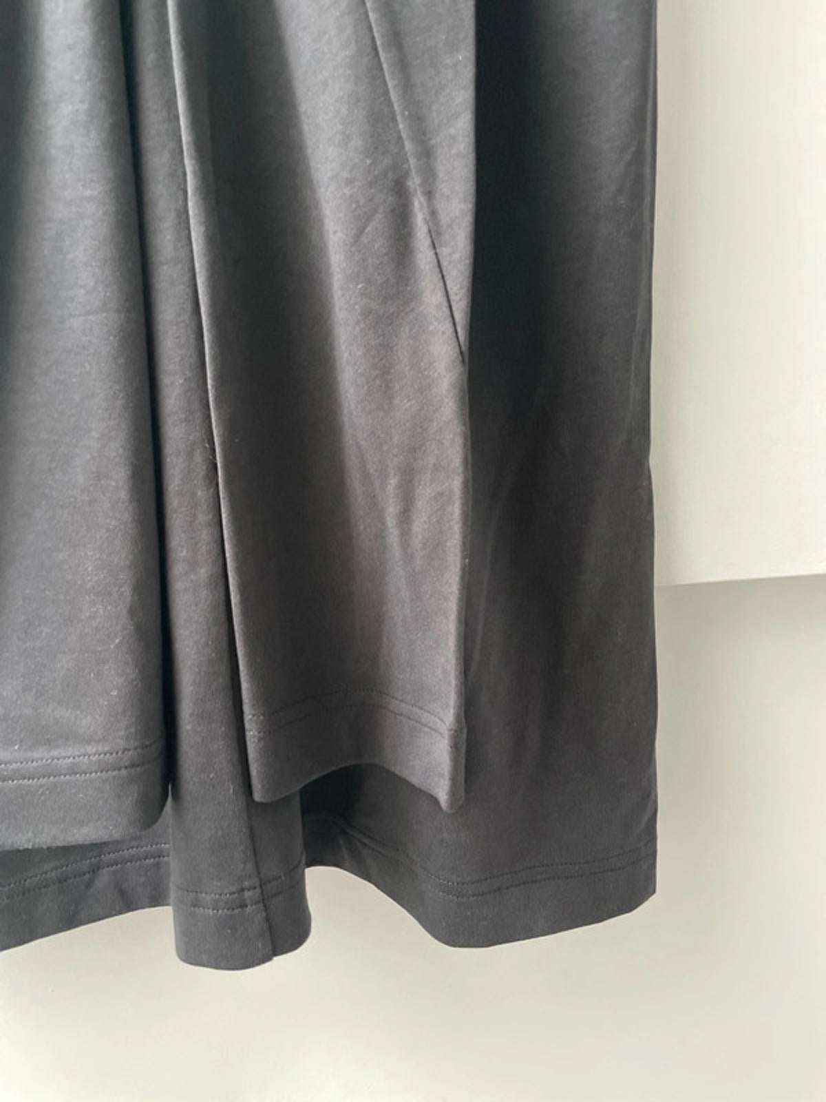 Women’s Arket Black Short Sleeve Dress With Two Front Pleat Details - Small - 2004