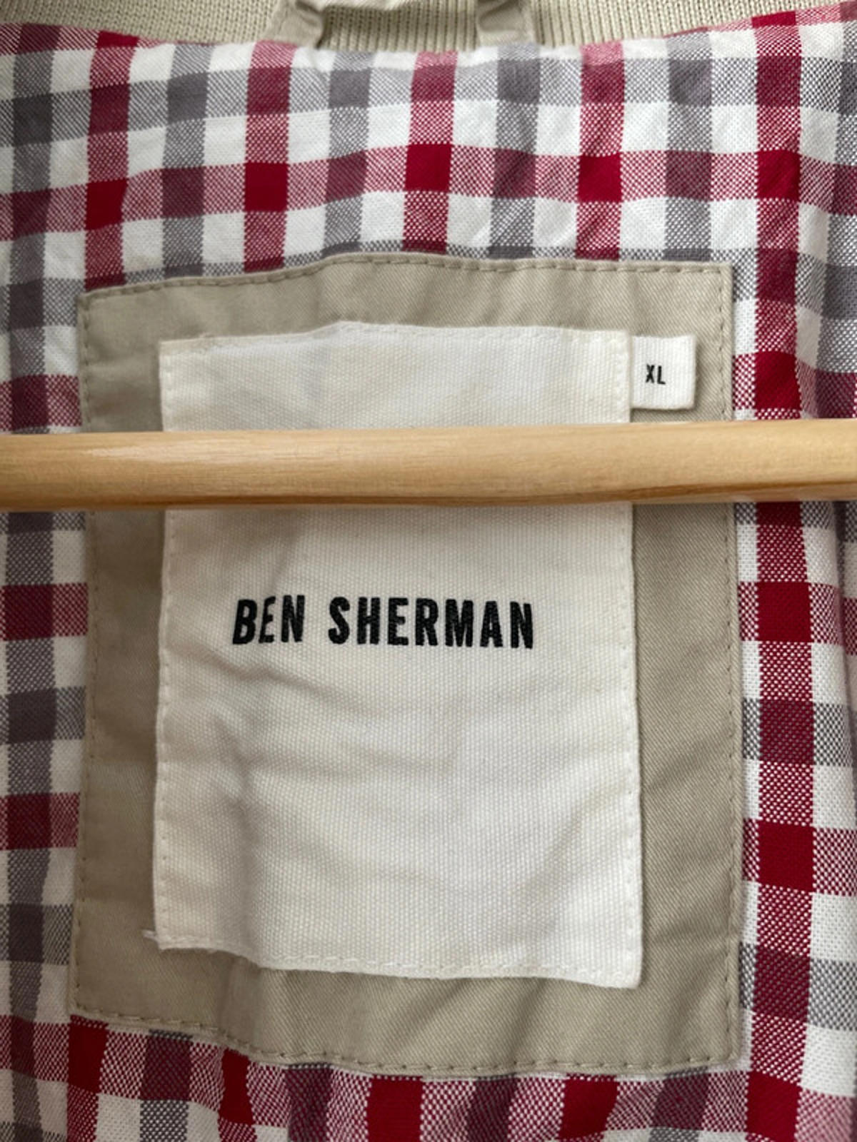 Men’s Ben Sherman Classic Mac Coat Jacket In Beige - XLarge - 2236