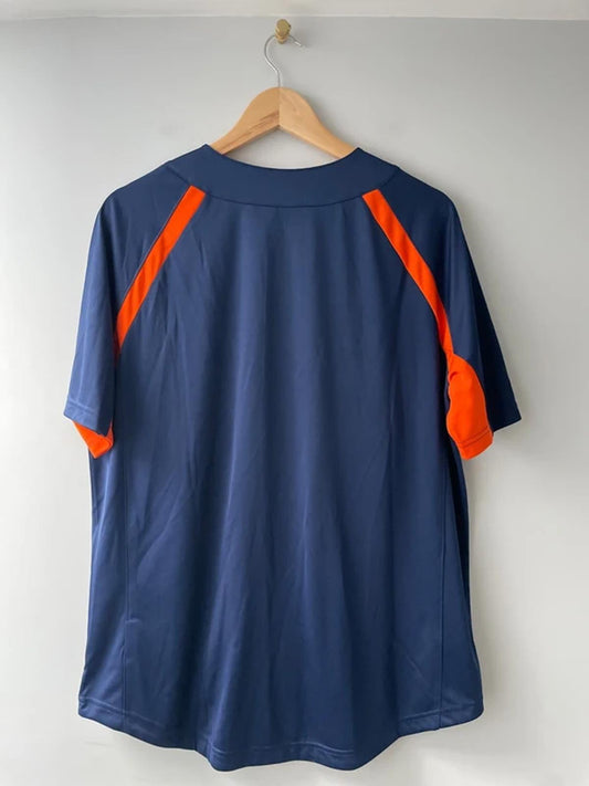 Men’s Detroit Tigers Majestic Baseball Jersey in Blue/Orange - Medium - 2915