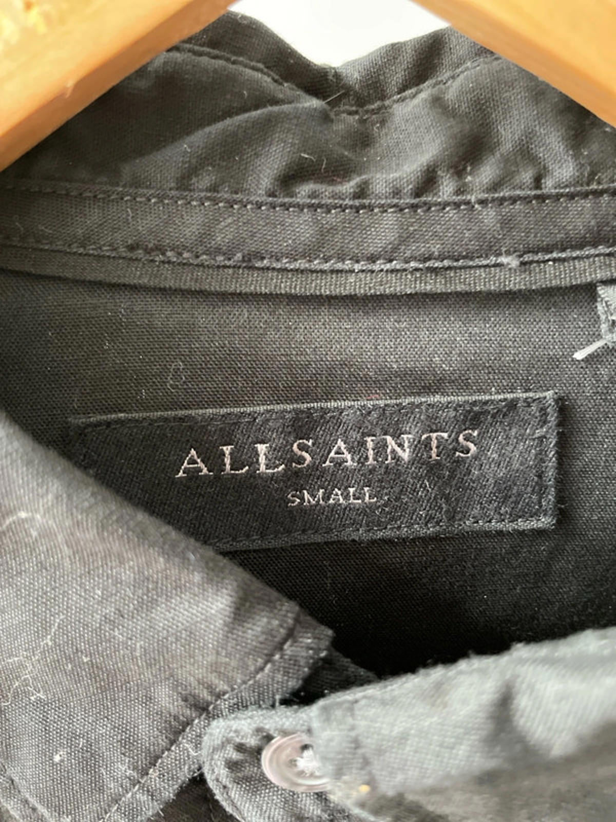 Men’s Allsaints Button Down Collar Long Sleeve Shirt - Small - 2005