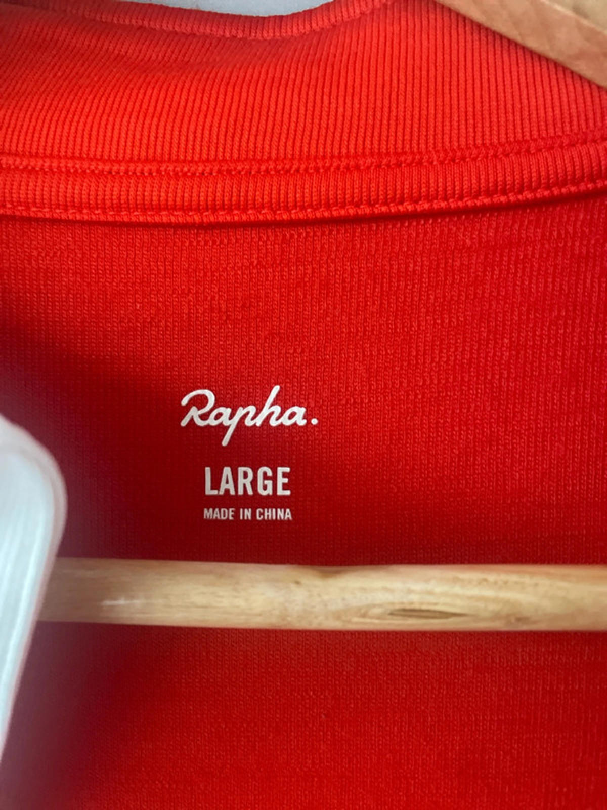 Men’s Rapha Premium Merino Wool Cycling Jersey Top In Red - Large - 2839