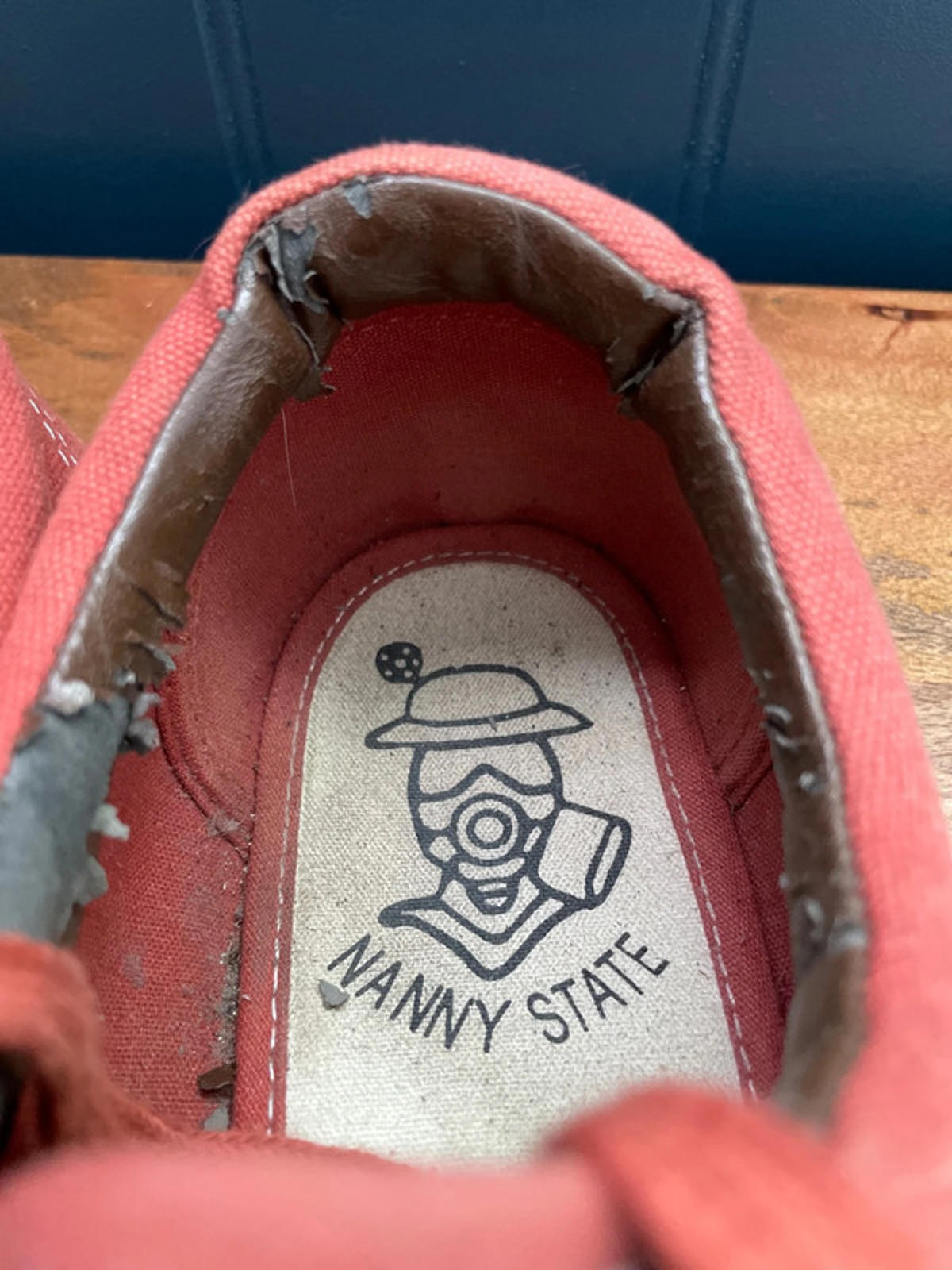 Men’s Nanny State Trainers In Orange - UK 9 - 1614