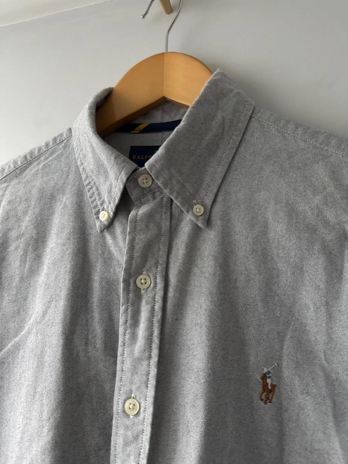 Men’s Ralph Lauren Oxford Chambray Long Sleeve Shirt - Medium - 0432