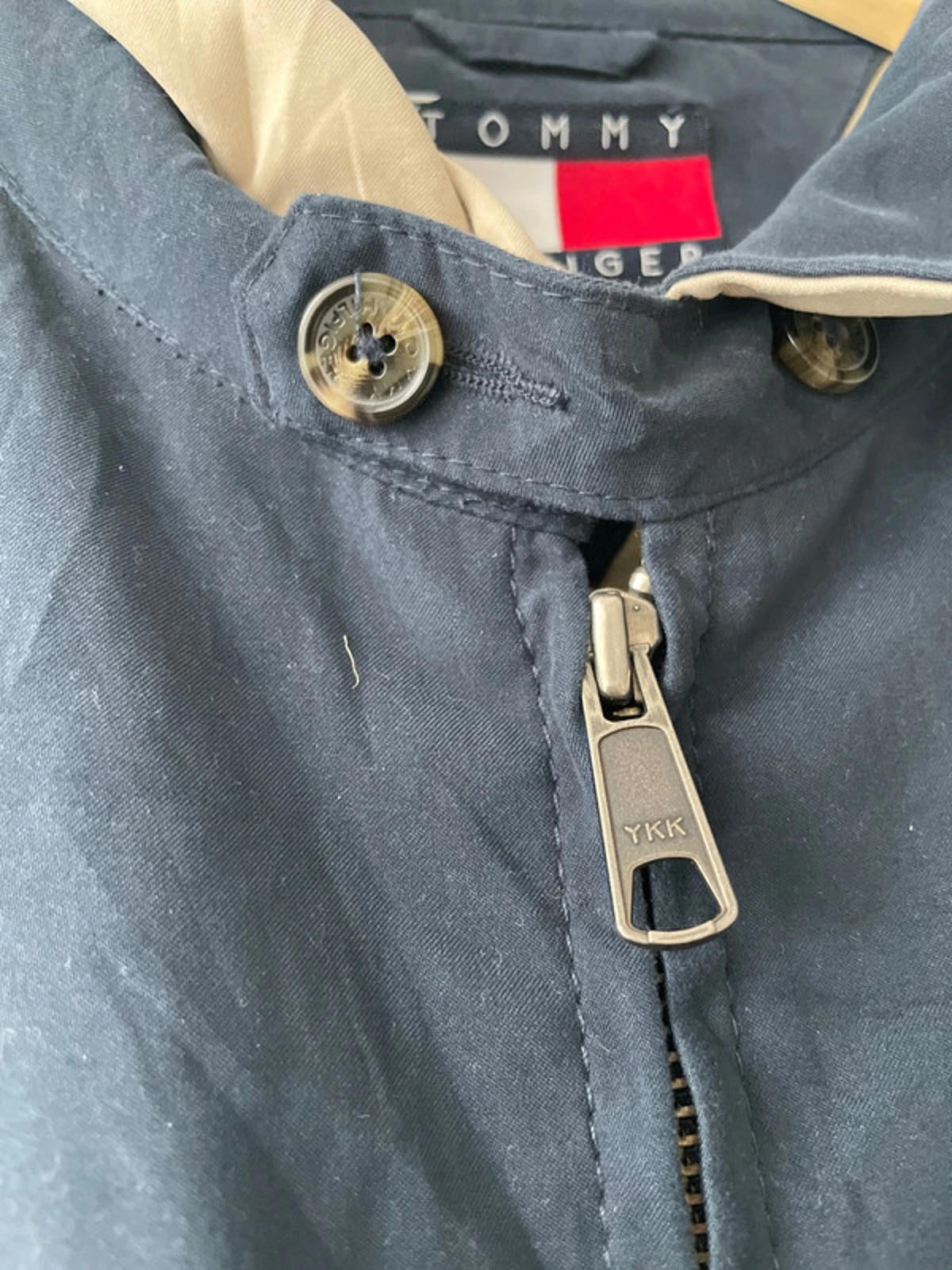 Men’s Tommy Hilfiger Classic Harrington Jacket In Navy - Large - 2033