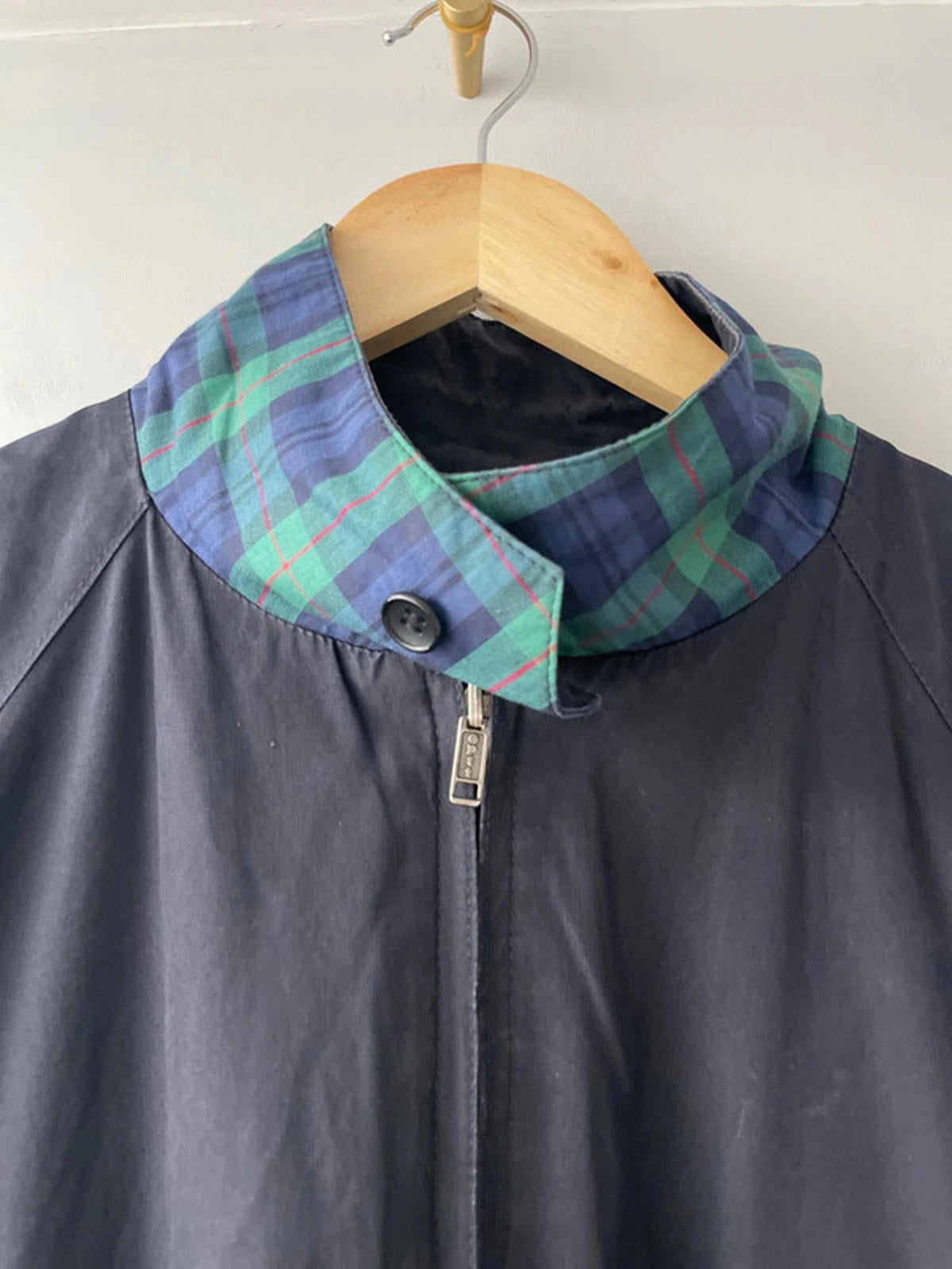 Men’s Baracuta G9 Limited Edition Rare Reversible Harrington Checked Jacket - Medium -2037