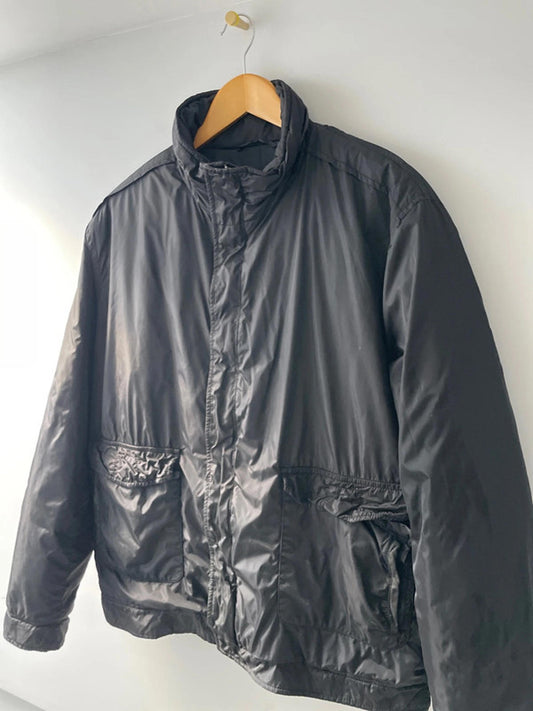 Men’s Massimo Dutti zip through lightweight wadded jacket coat - XLarge