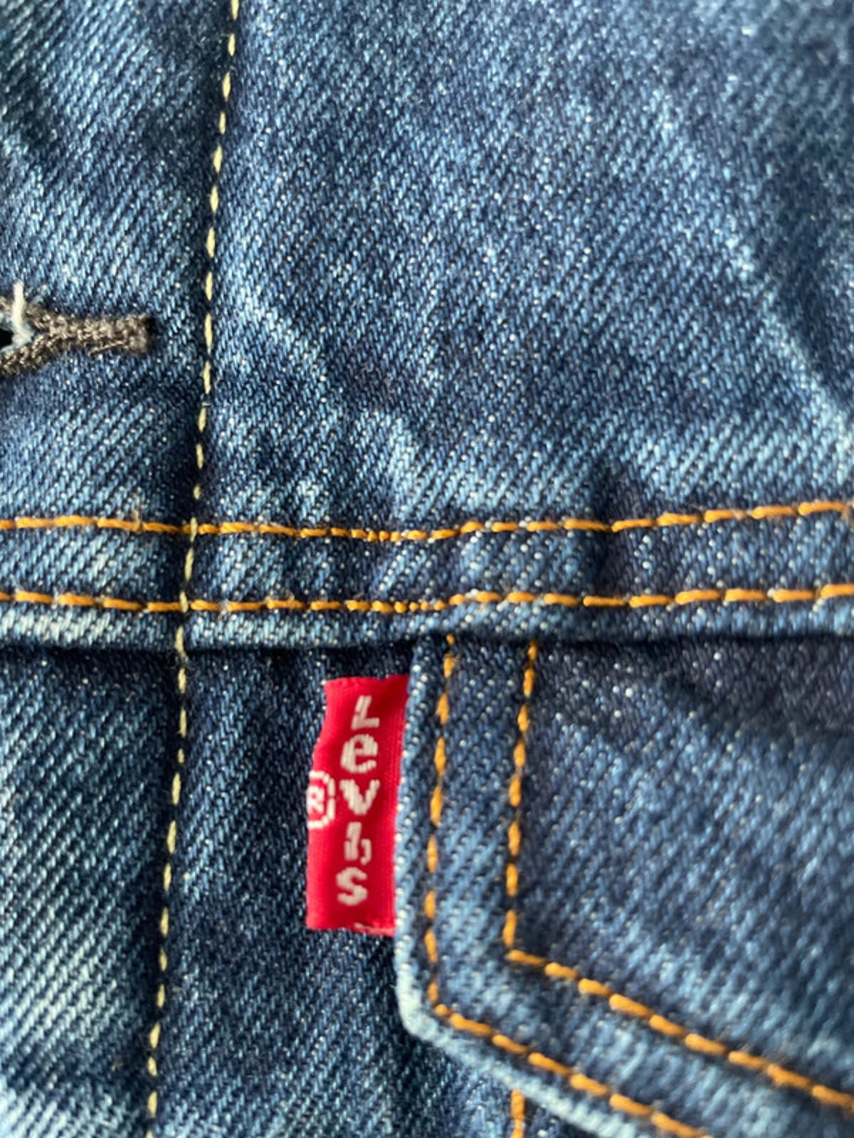 Womens Levi's Denim Trucker Jacket Coat With Borg Lining In Blue - Medium - 2312