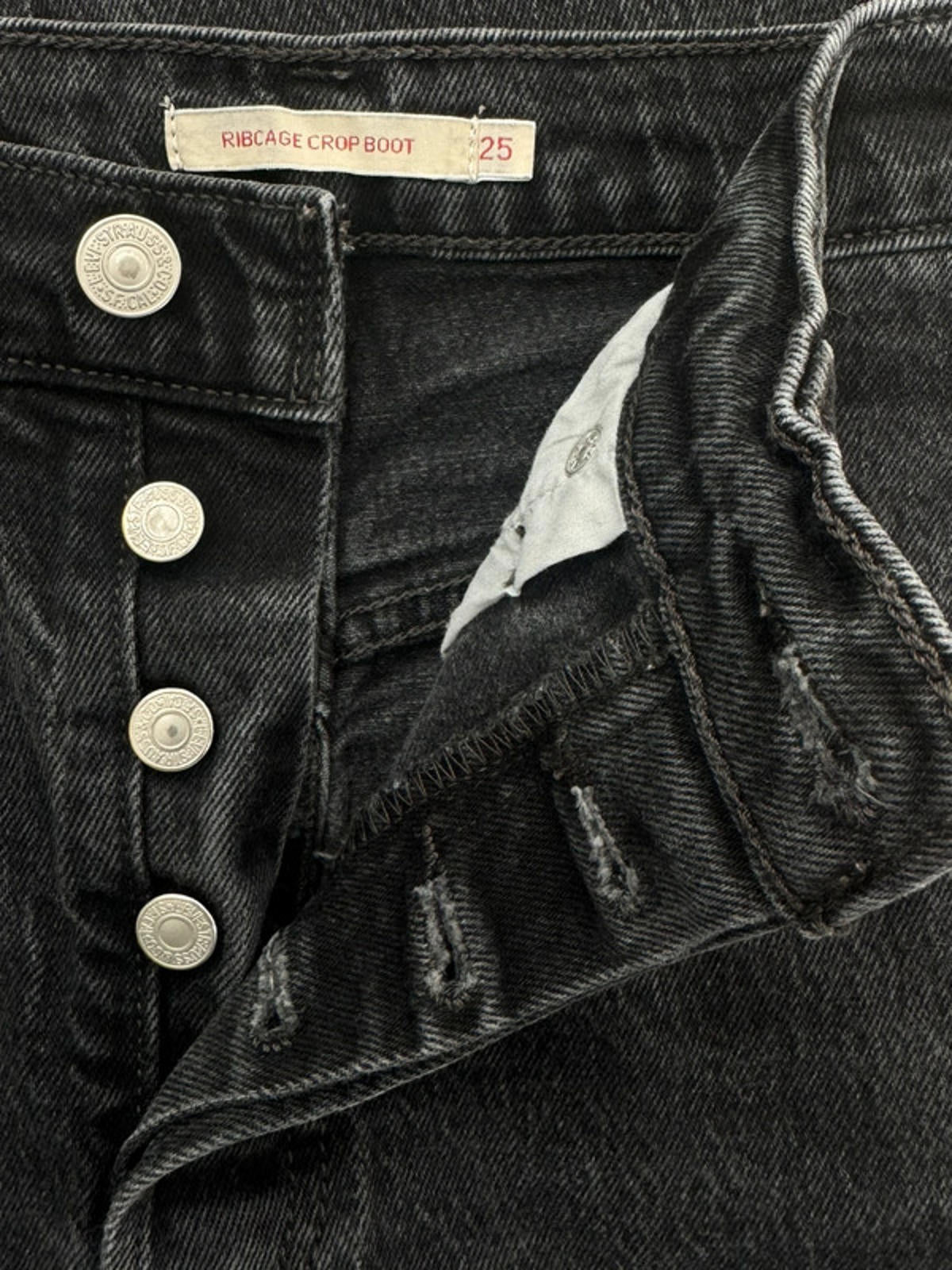 Women’s Levi’s Ribcage High Waisted Crop Bootcut Fit Jeans - W25 / L27 -1404