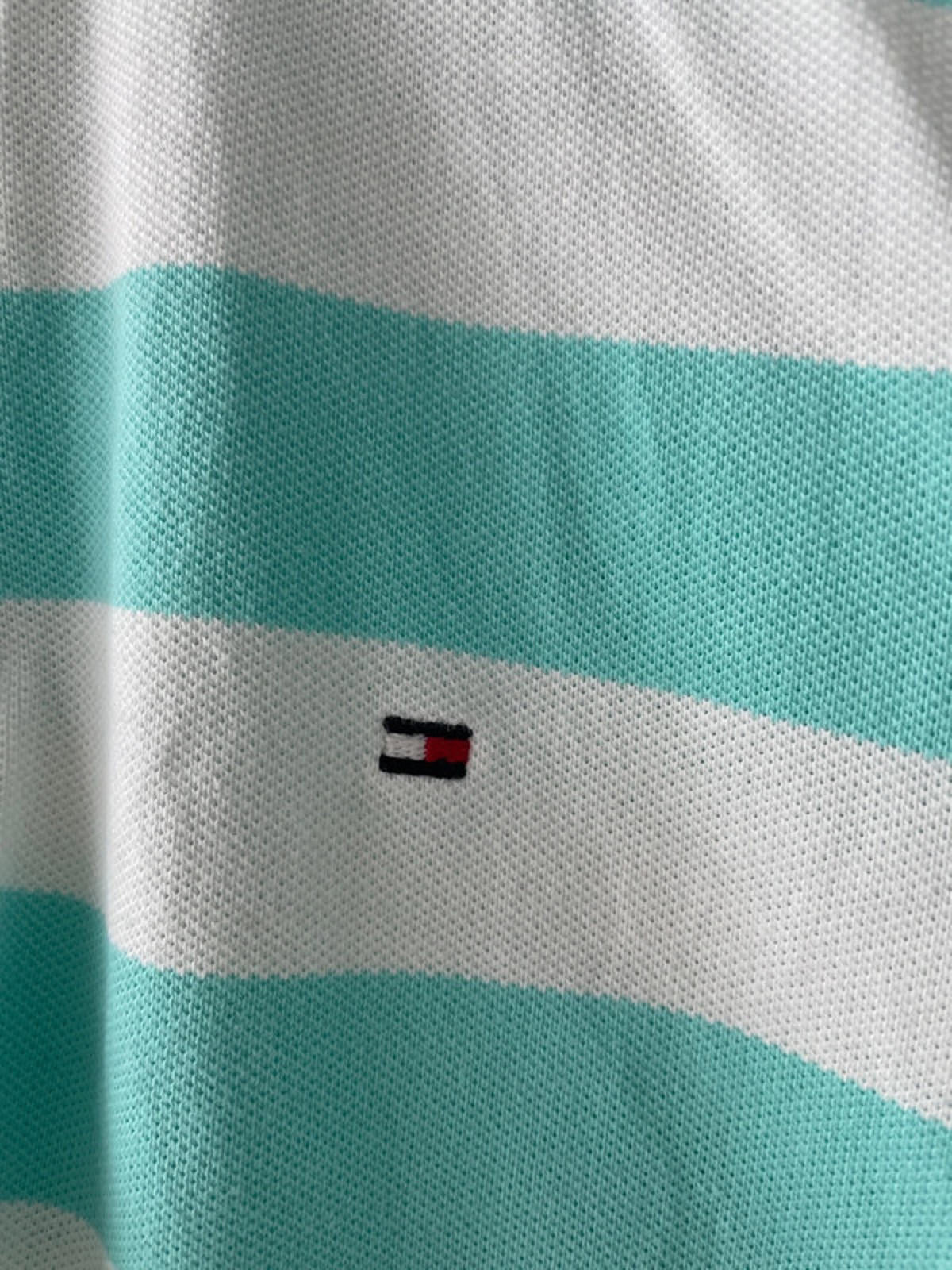 Womens Tommy Hilfiger Striped Polo Top - Large - 1596