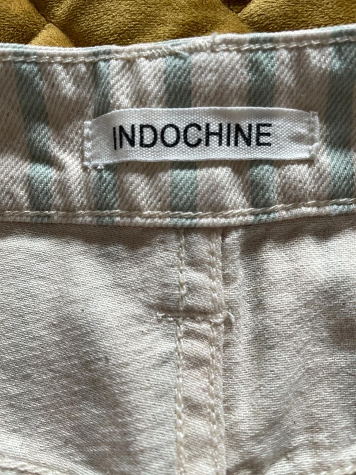 Men’s Stripped Classic Chino Shorts in Green/Cream - W34/L10.5 - 3166