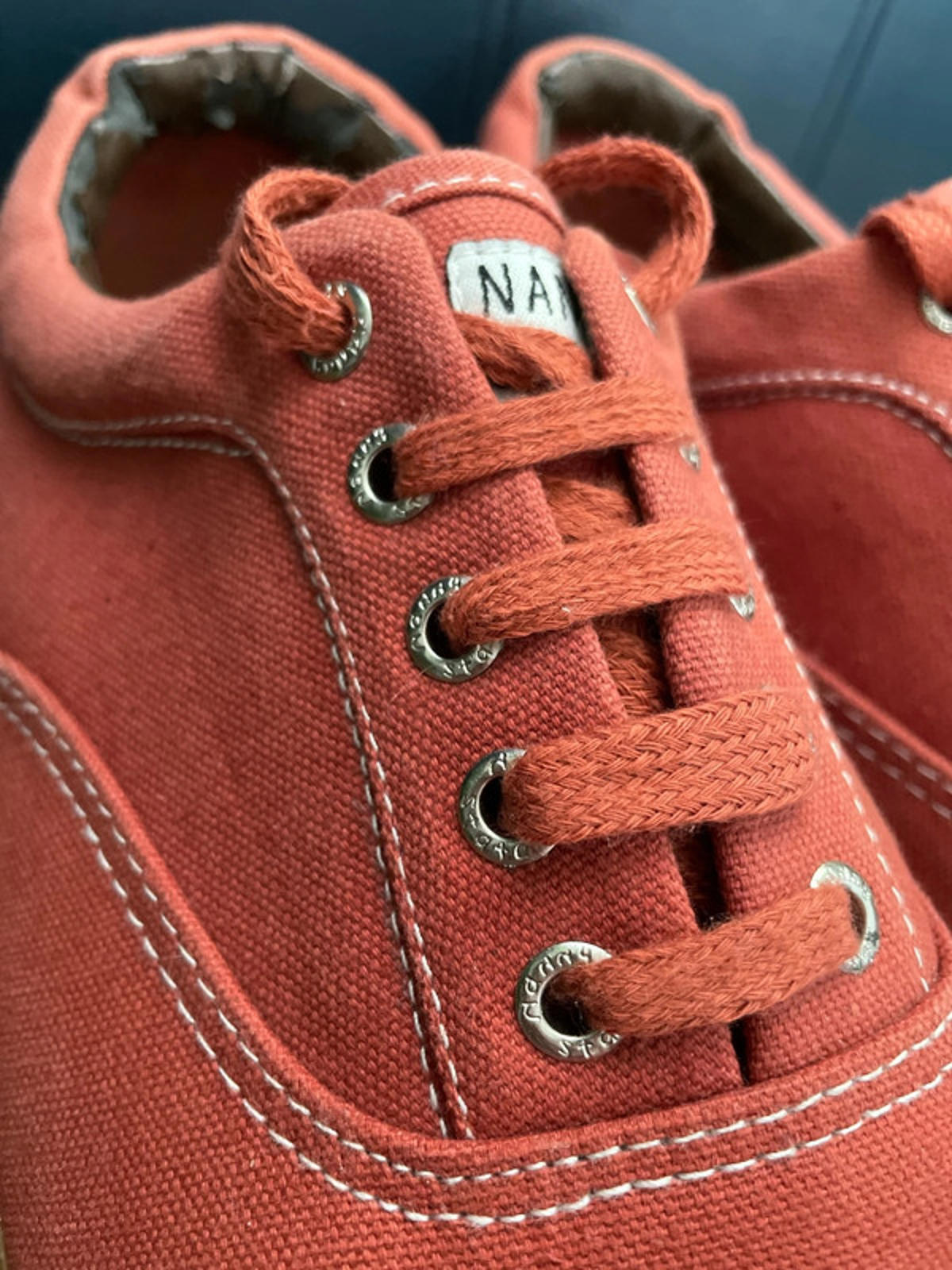 Men’s Nanny State Trainers In Orange - UK 9 - 1614
