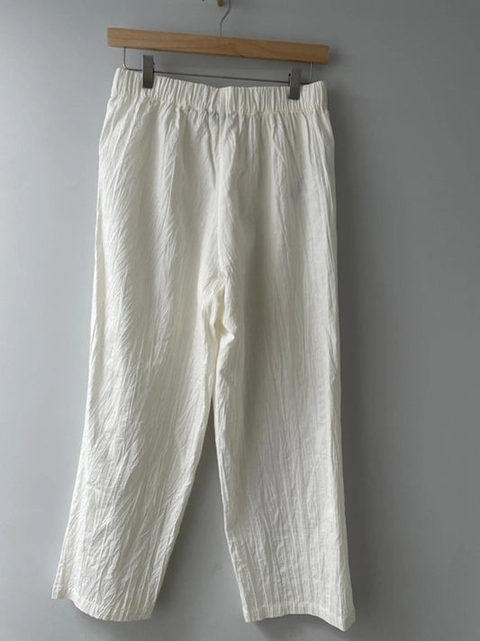 Women’s Mango Premium Linen Trousers Bottoms - W28/L26 - 1227