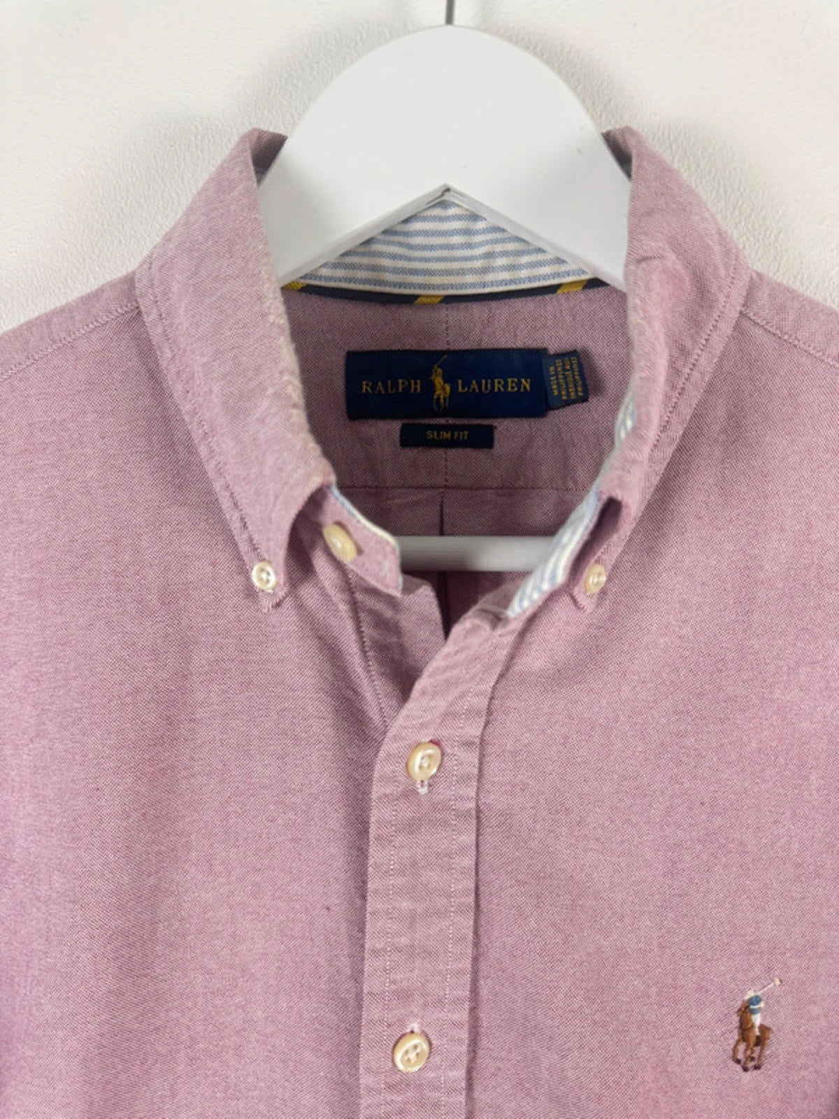 Men’s Ralph Lauren Slim Fit Oxford Chambray Shirt -Small - 1428