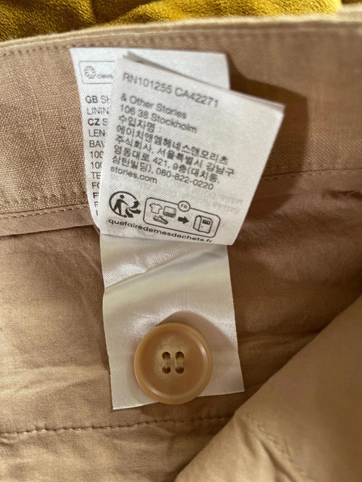 Women’s & Other Stories 100% Linen Shorts - UK8 - 1930