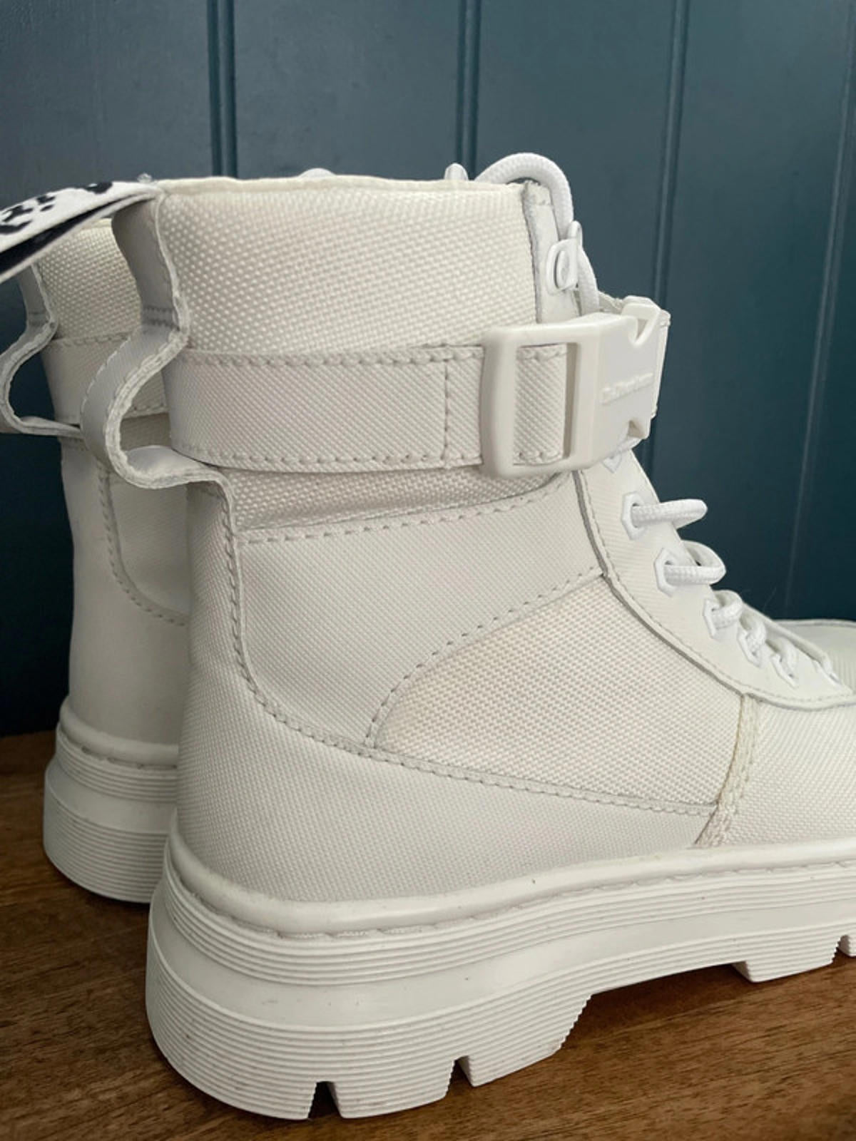 Women’s Dr Martens Combs Tech Boots In Off White - UK 6 - 2367