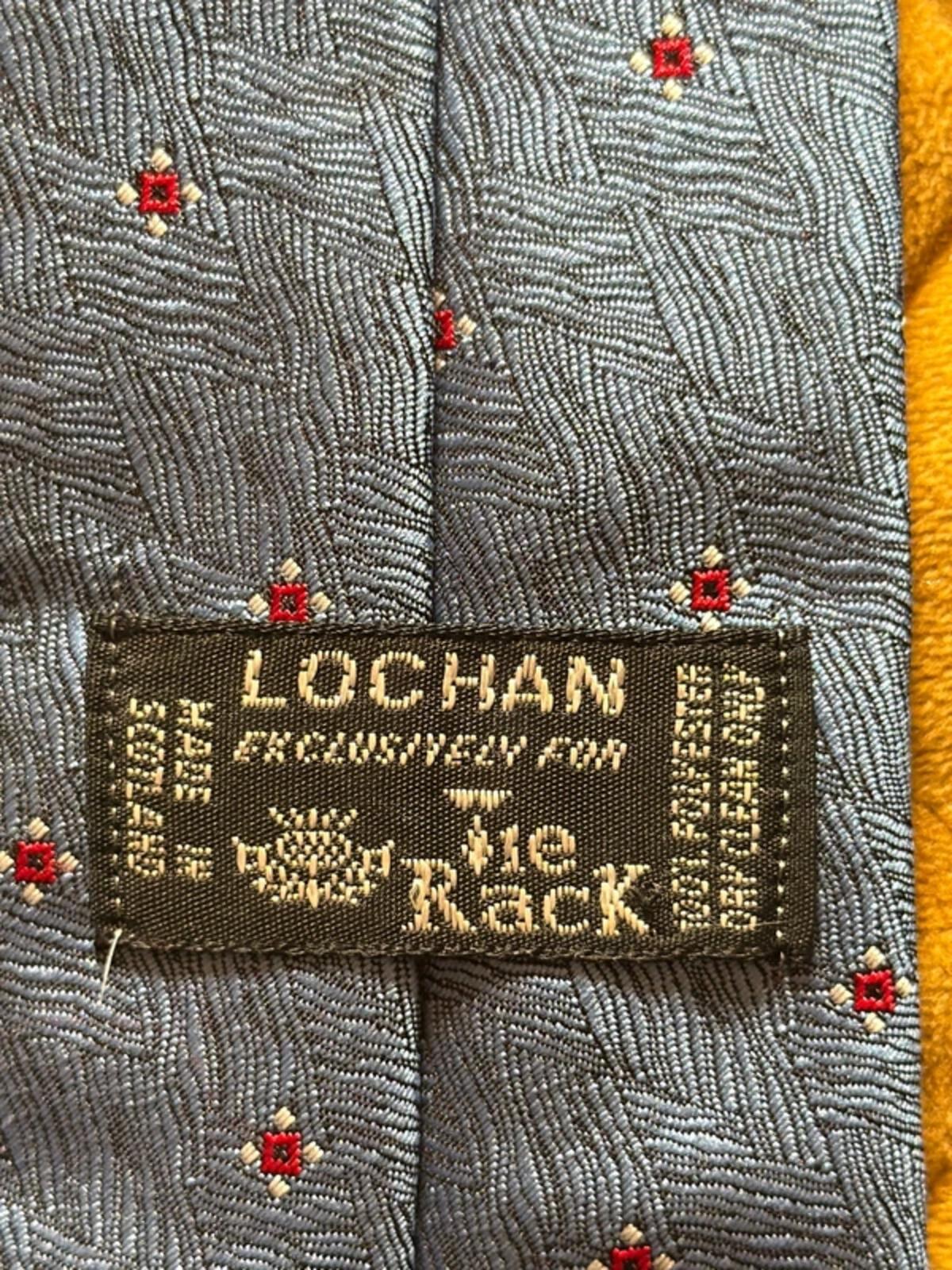 Lochan Skinny Tie Made In Scotland In Blue - 3332