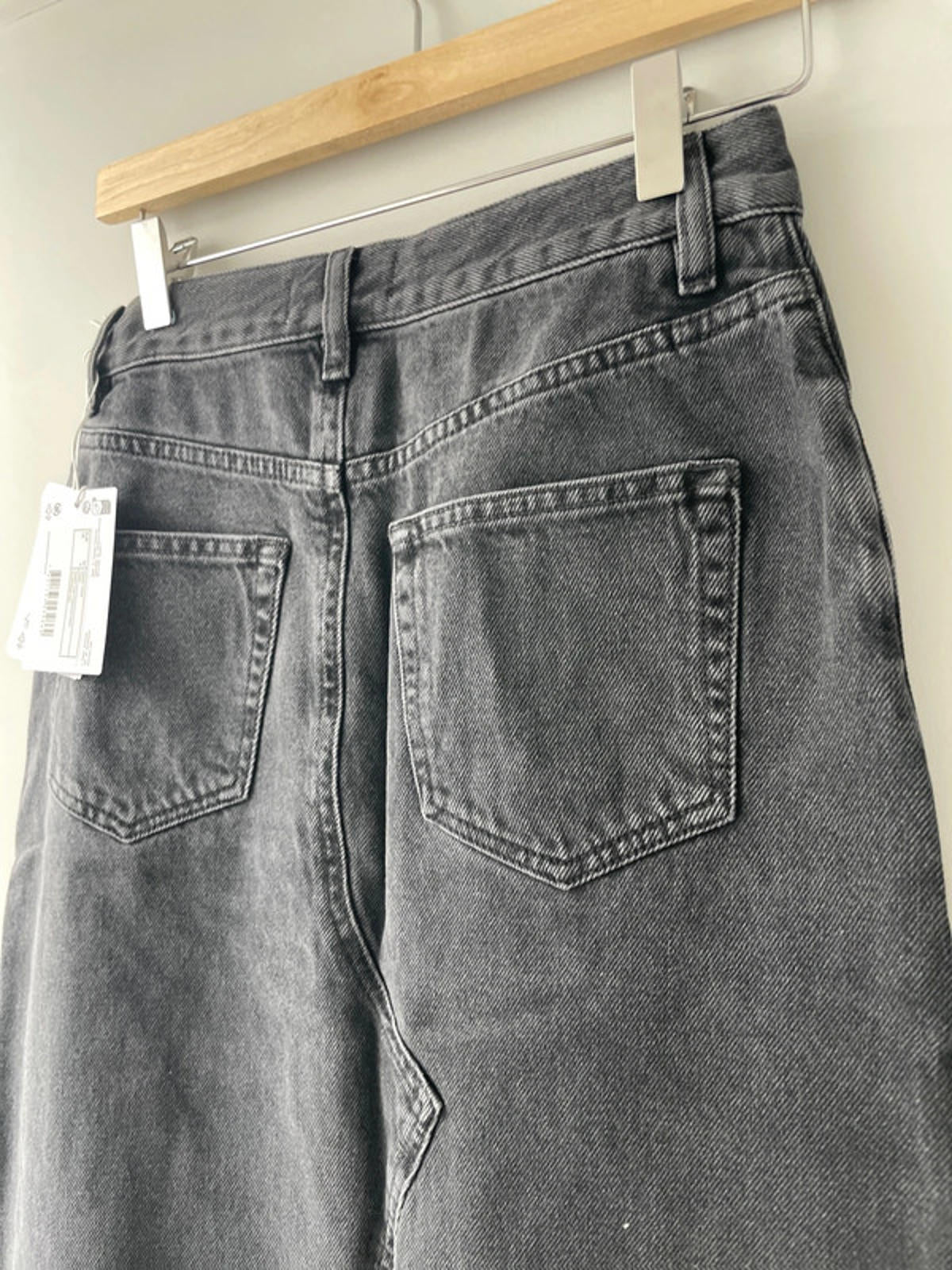 Women’s & Other Stories Long Denim Skirt In Black with Back Split - UK 6 - 1812
