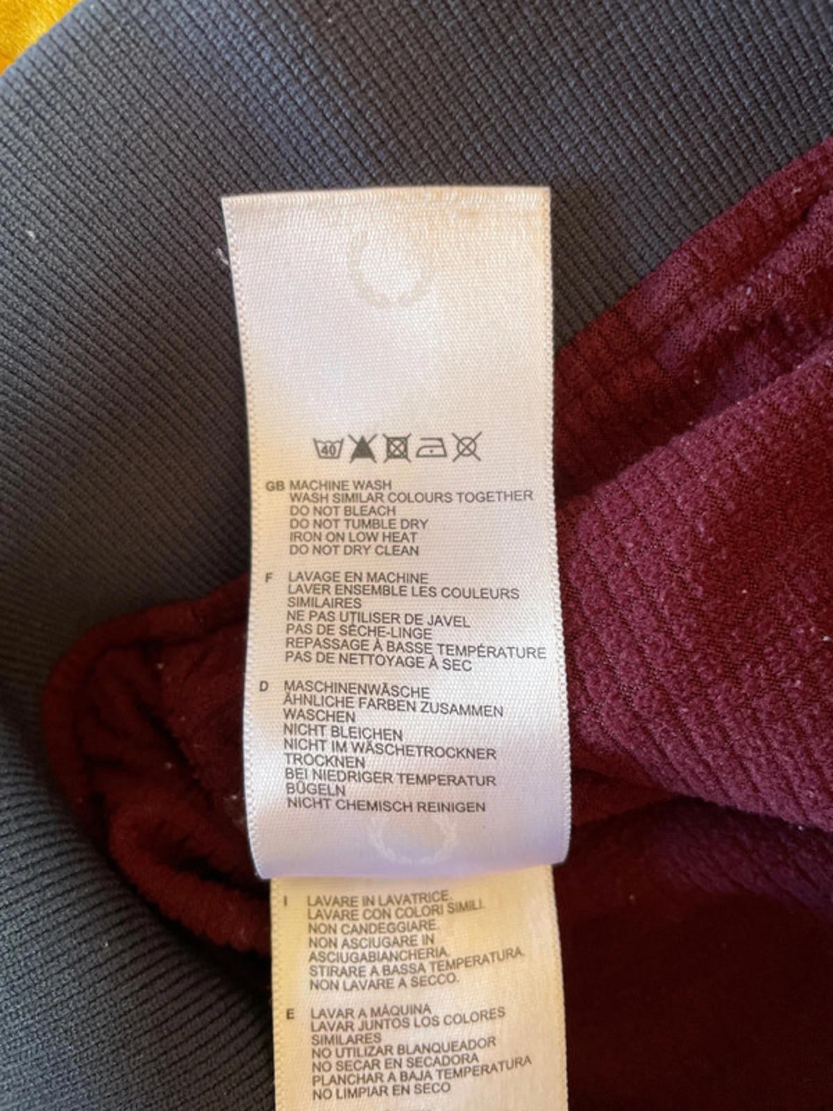 Men’s Fred Perry Harrington Jacket In Navy - Medium - 2072