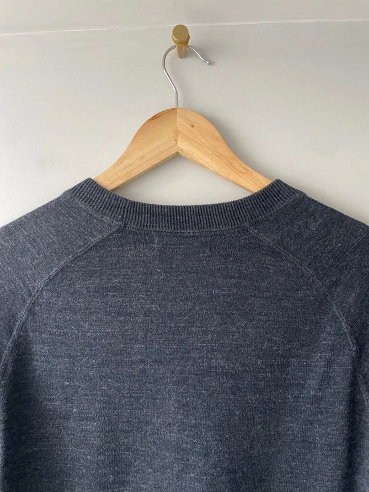 Men’s Fred Perry Long Sleeve Crew Neck Jumper In Grey - Small - 2064