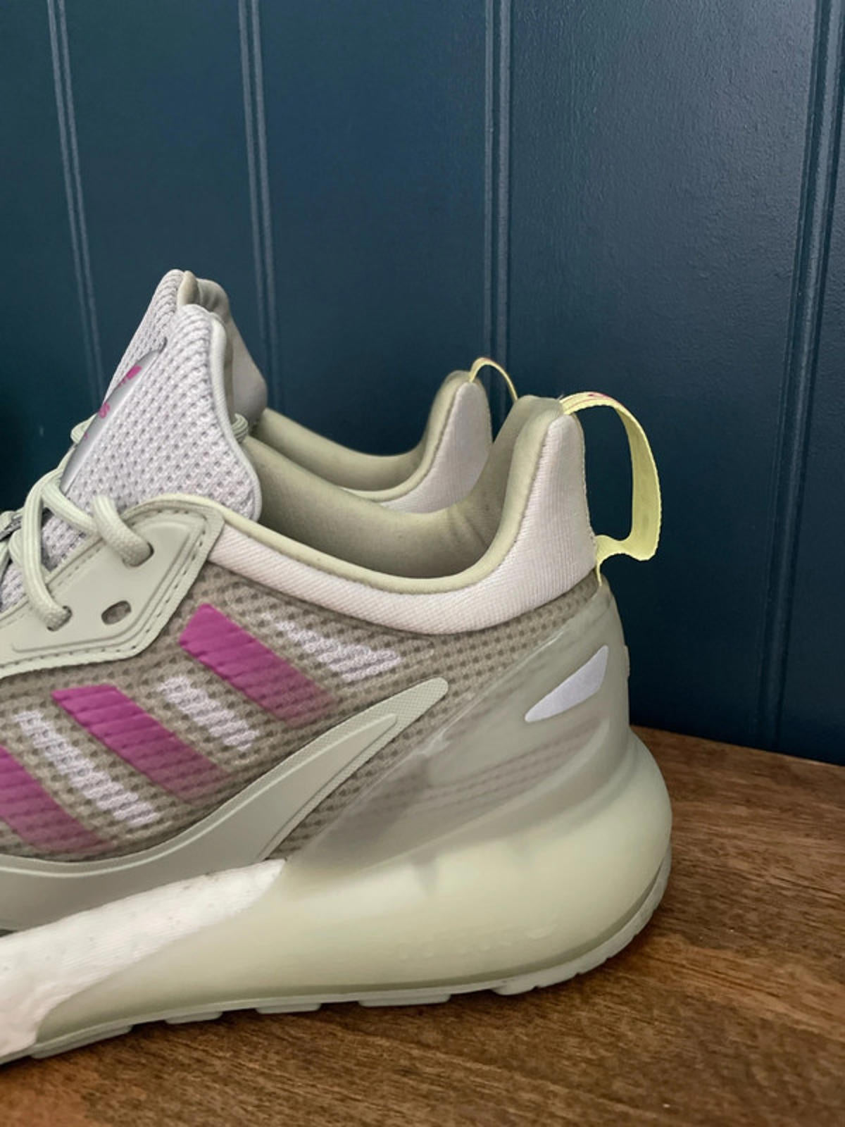 Women’s Adidas ZX 2K Boost 2.0 Trainers In Mint/Fuchsia - UK4 - 2362