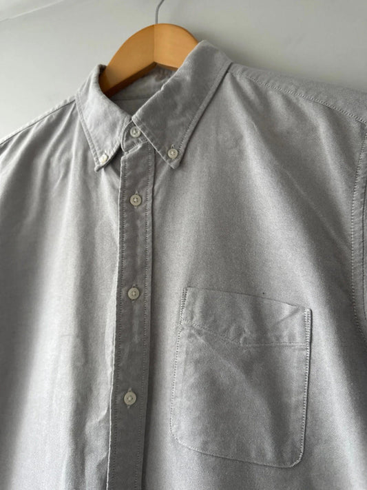 Men’s Uniqlo slim fit long sleeve chambray oxford shirt - Medium - 0775