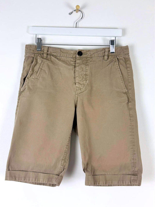 Men’s AllSaints Classic Chino Shorts in Beige - Small - 1400