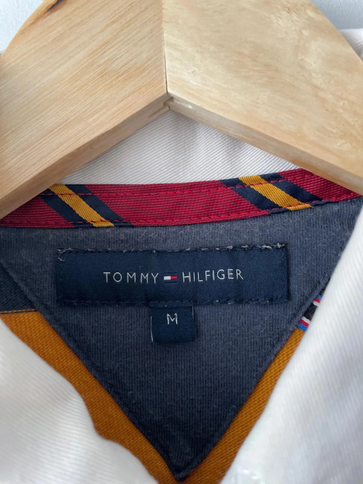 Men’s Tommy Hilfiger Stripped Rugby Polo Top - Medium - 2007