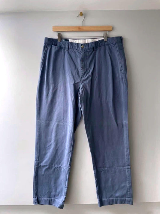 Men’s Ralph Lauren Preston Fit Chino Trousers In Blue - W38/L32 - 2957