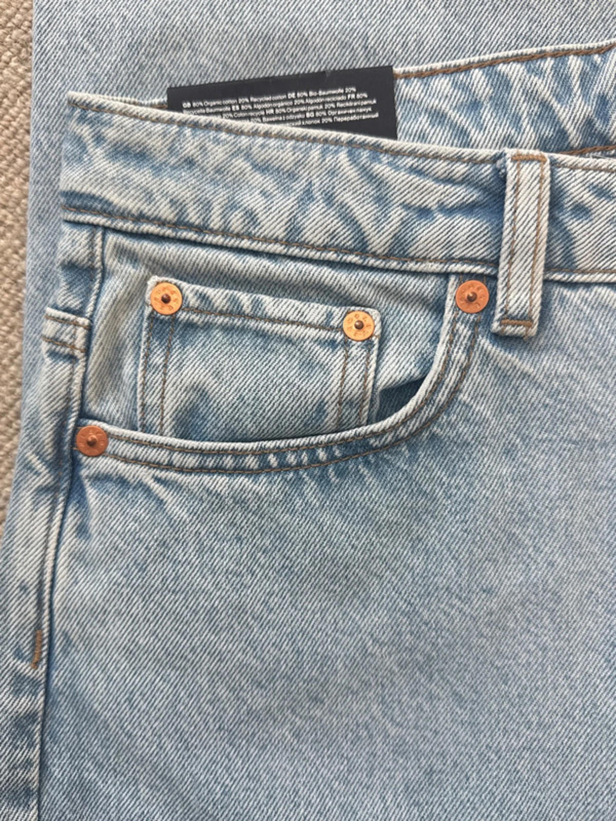 Women’s Weekday Voyage High Waisted Straight Fit Jeans - W27 / L30 - 1317