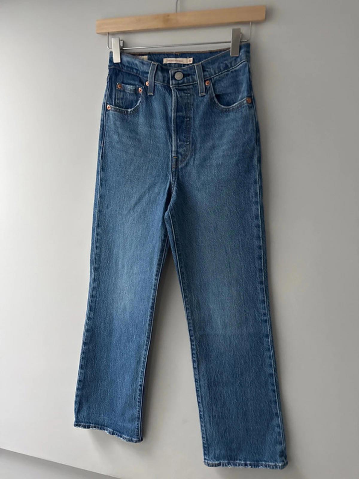 Women’s Levi’s Ribcage Crop Boot Fit High Waisted Jeans - W23 / L27 - 0313