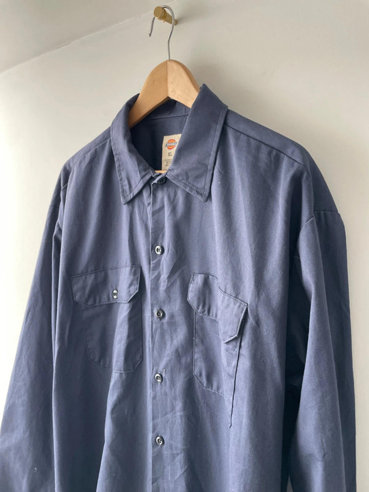 Men’s Dickies Long Sleeved Work Shirt With Two Chest Pockets - XLarge - 1575