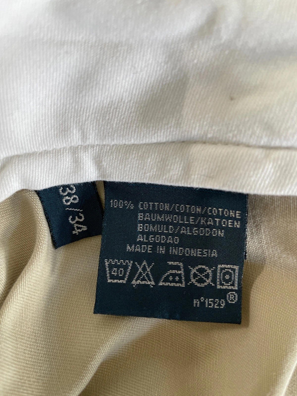 Men’s Ralph Lauren Premium Classic Chino Trousers In Beige - W38/L34 - 1715