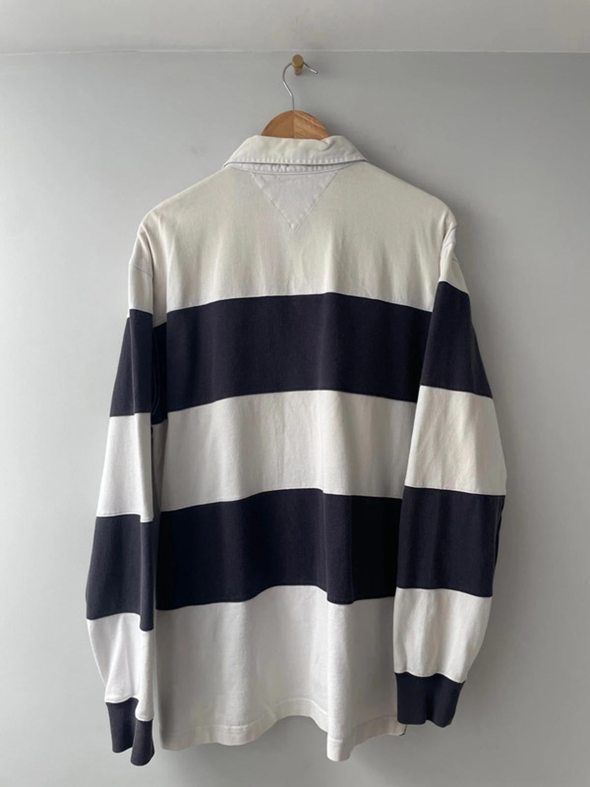 Men’s Tommy Hilfiger Long Sleeve Rugby Polo Top - XLarge - 2002