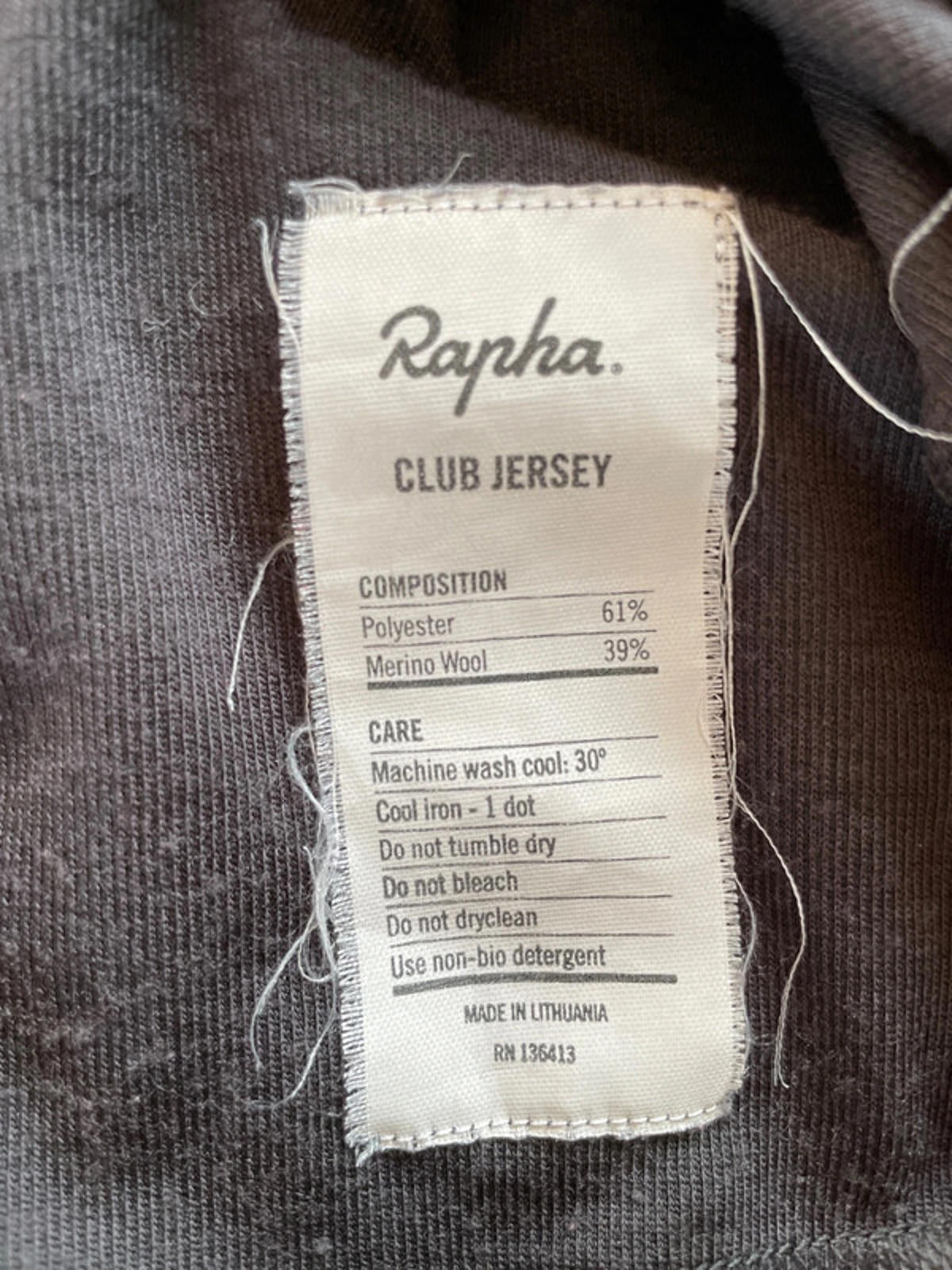 Women’s Rapha Merino Wool Mix Premium Cycling Jersey Top - Large - 1888