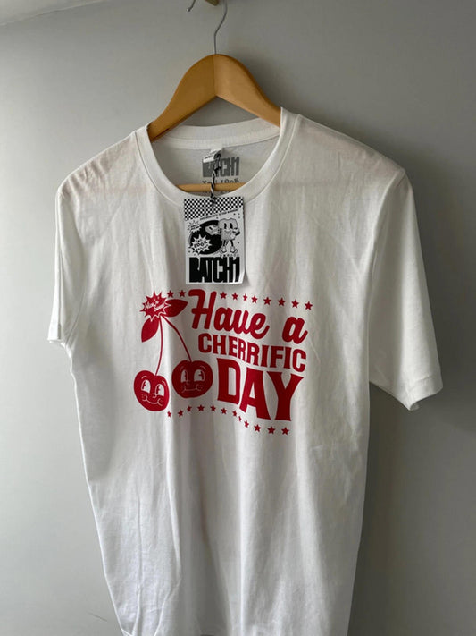Men’s Batch1 have a cherrific day crew neck printed T-shirt - Medium