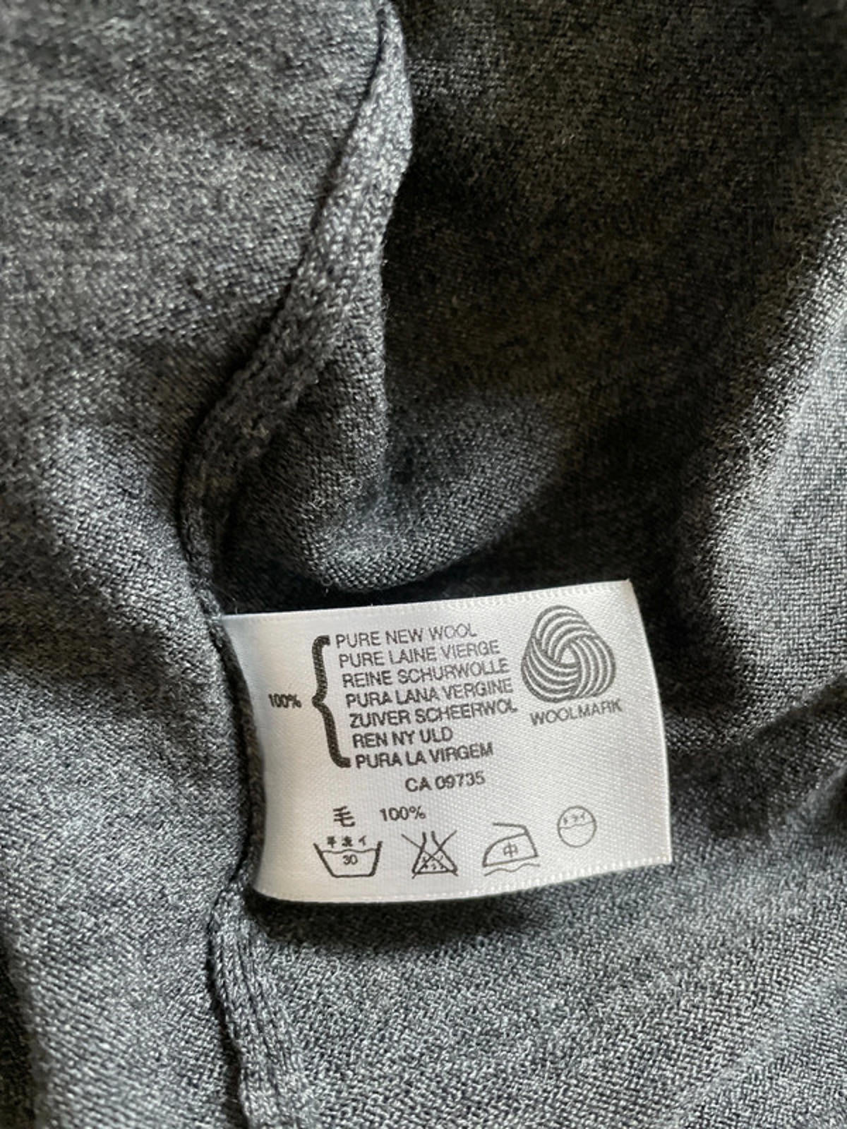 Men’s John Smedley 100% Merino Wool Crew Neck Jumper In Grey - XLarge - 2061