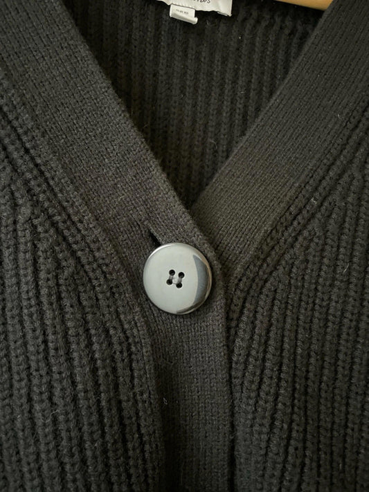 Women’s & Other Stories Cropped Premium Wool Cardigan In Black - XSmall - 2501