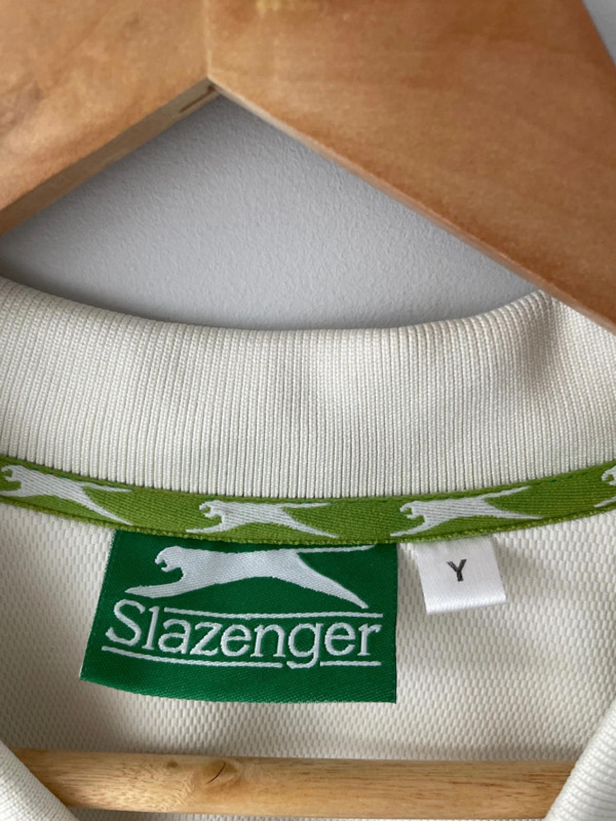 Men’s Slazenger Vintage Retro Cricket Tank Top Jumper In Cream - Medium - 2316