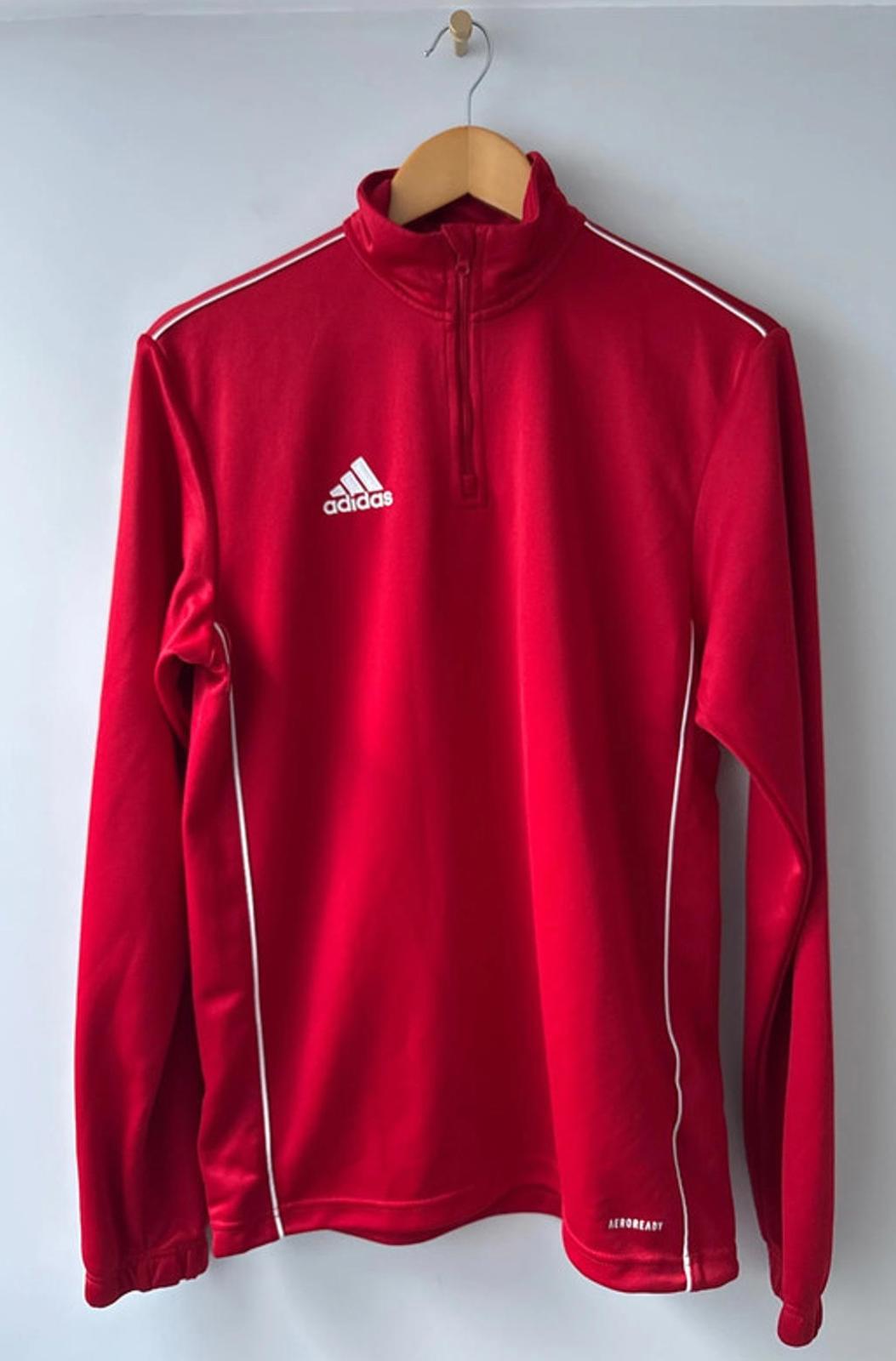 Men’s Adidas Aeroready Long Sleeve 1/4 Zip Track Top - Small - 0490