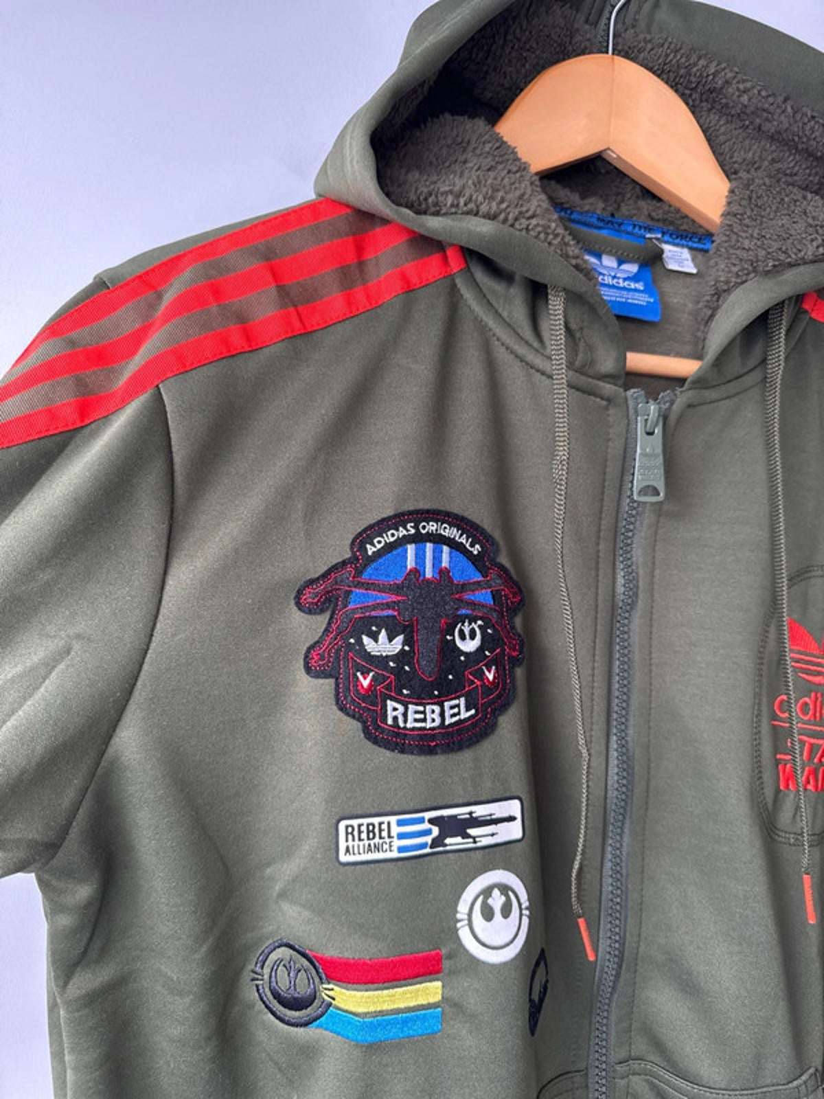 Men’s Adidas X Star Wars X Wing Limited Edition Rare Hoodie - Large - 1157