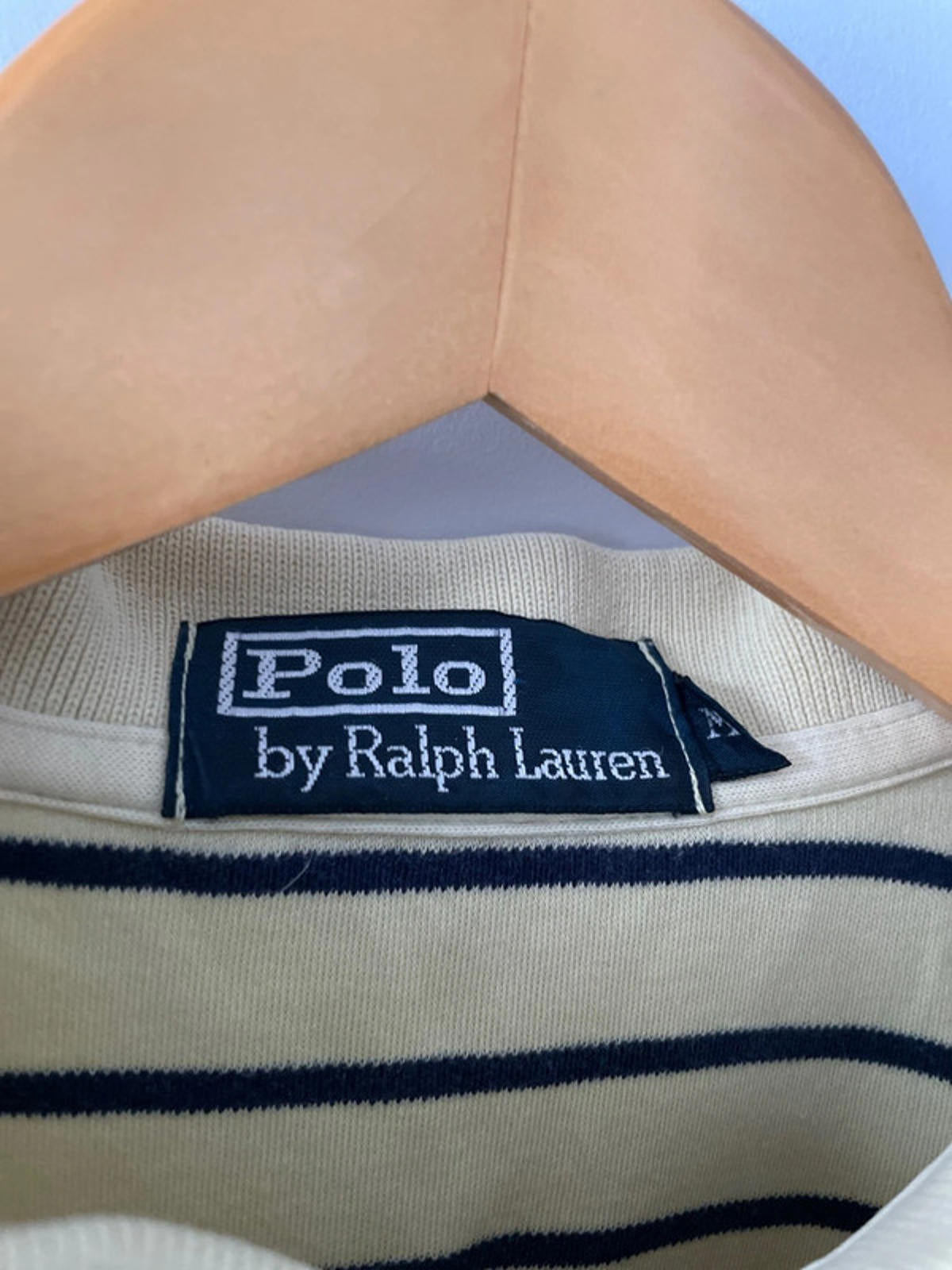 Men’s Ralph Lauren Stripped Polo Top - Medium