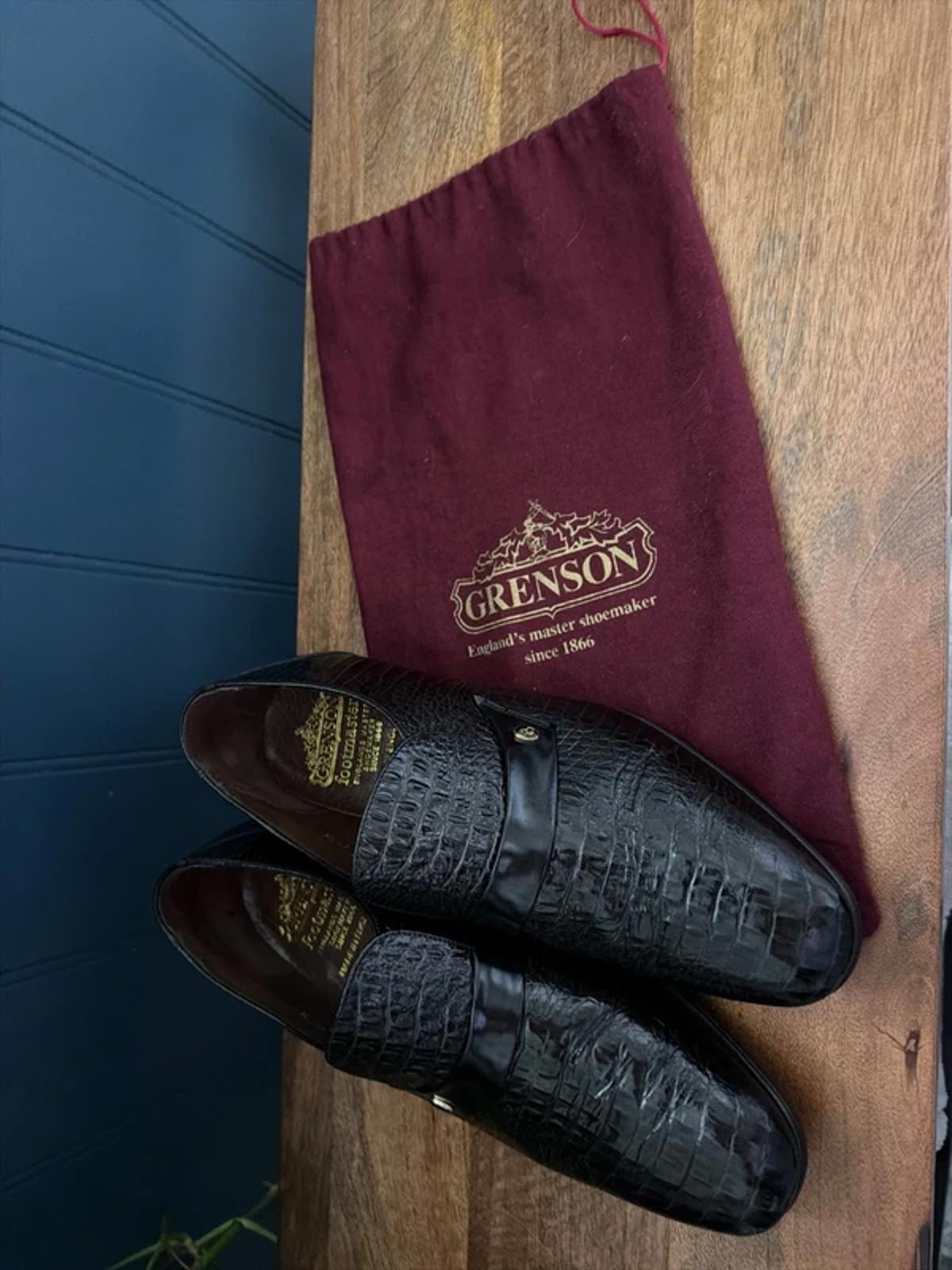Men’s Grenson Premium Loafers Made In England In Black - Uk8 - 3225