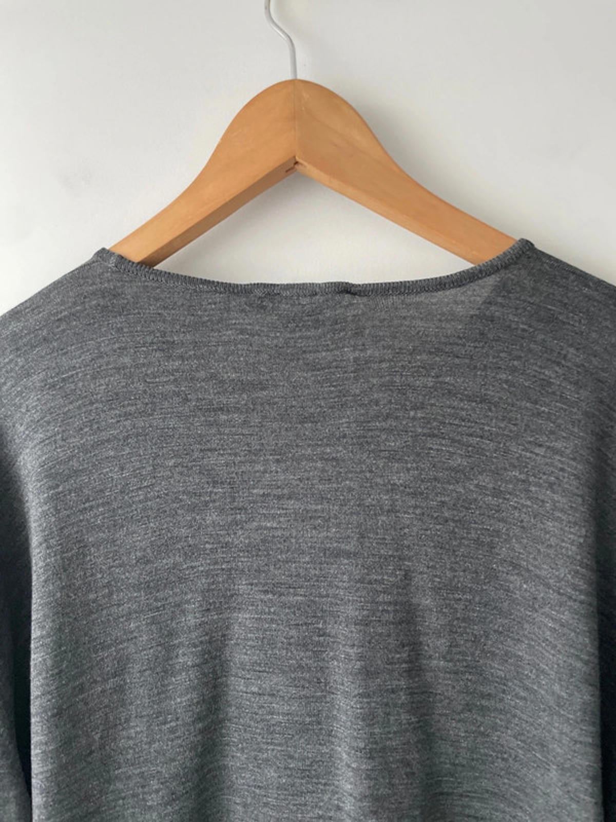 Men’s John Smedley 100% Merino Wool Crew Neck Jumper In Grey - XLarge - 2061
