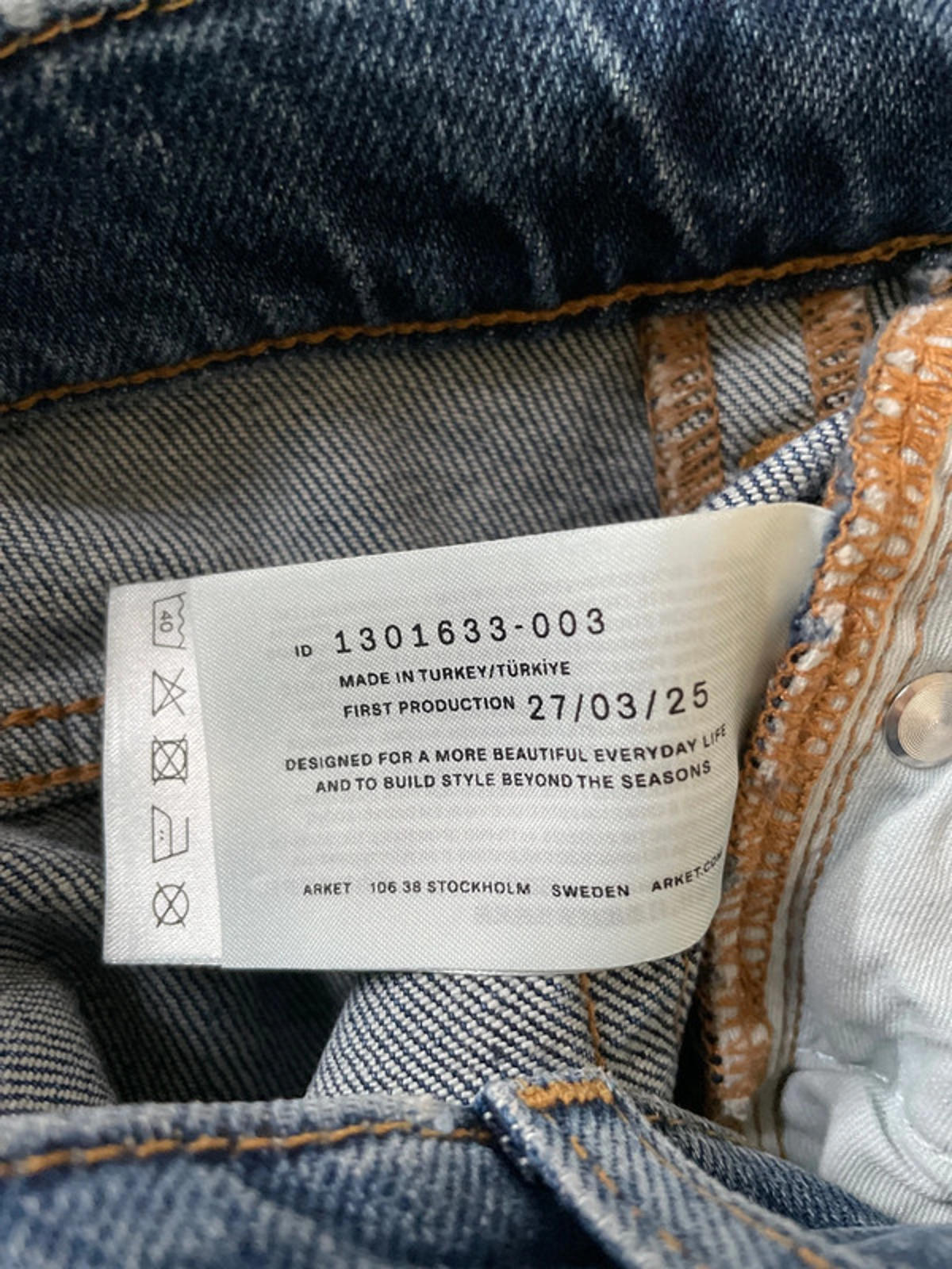 Women’s Arket Premium Indio Bootcut Fit Jeans - W25/L32 - 2001