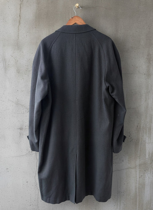 Men's Hirst Of Harrogate Wool Overcoat Jacket In Darl Green - XLarge - 3729