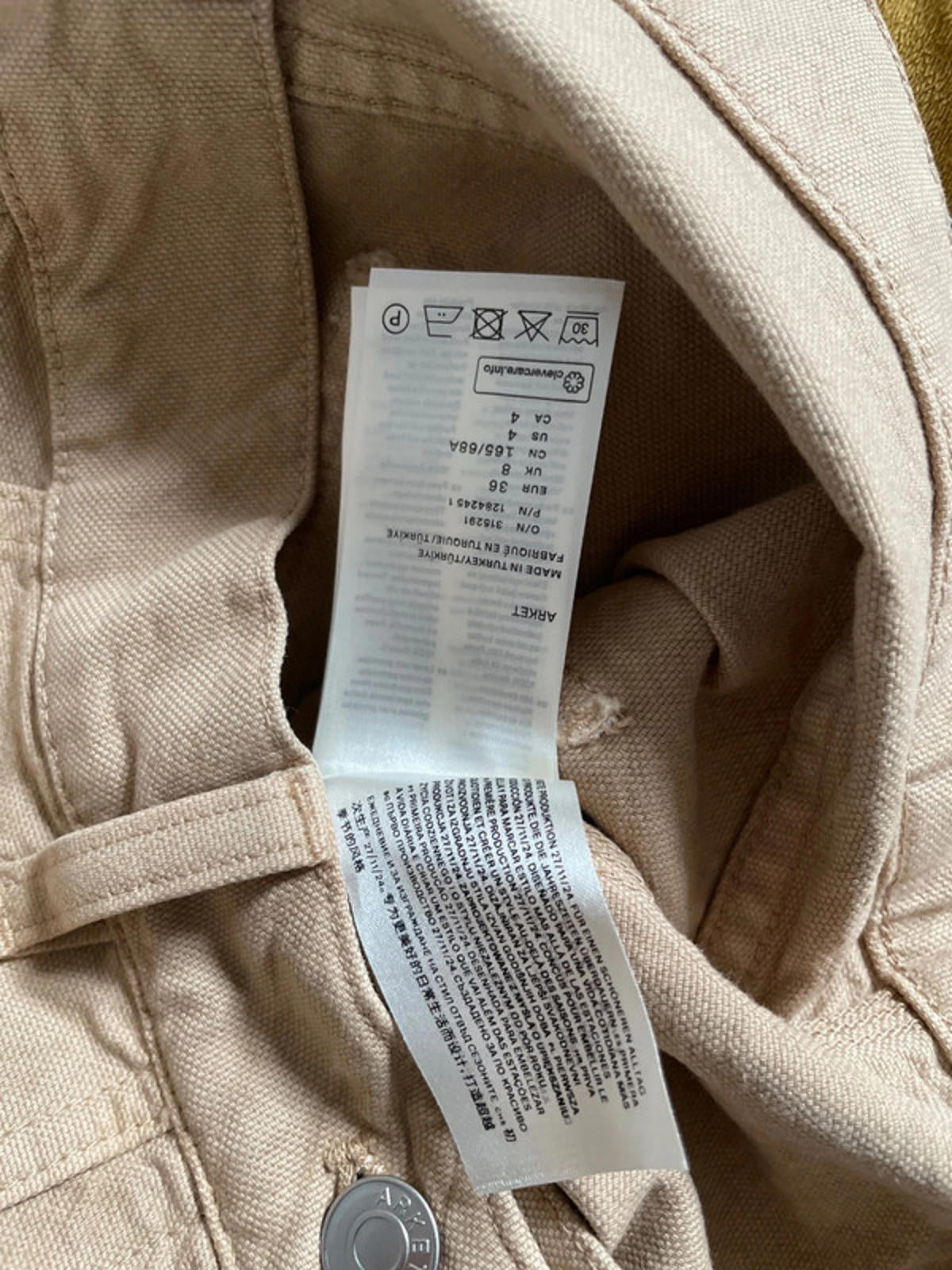 Women’s Arket barrel-leg Trousers in cotton - W28/L28 - 1085