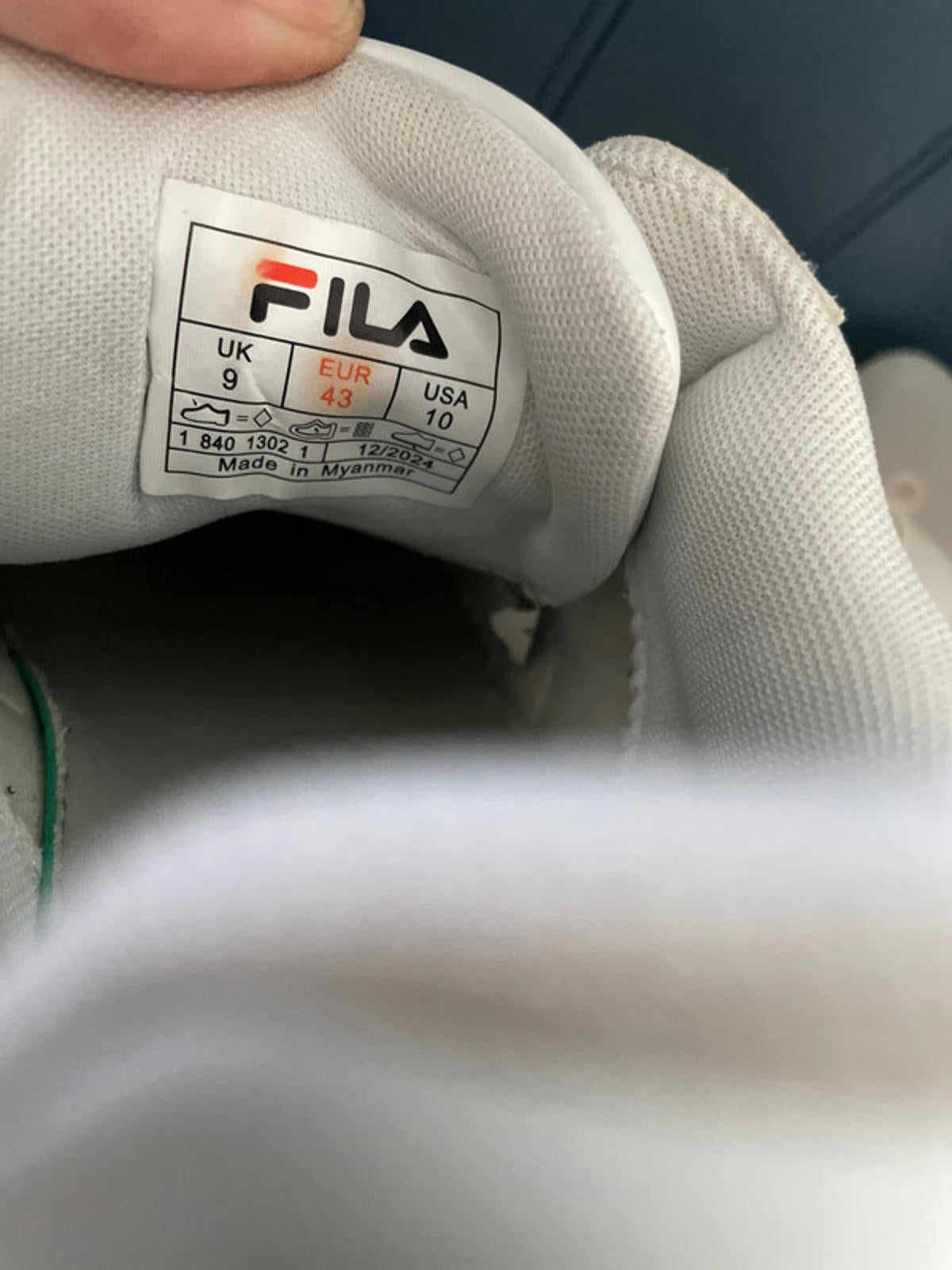Men’s Fila Court Trainers With Chunky Sole - UK 9 - 0910