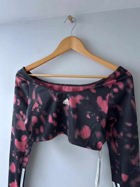 Women’s Adidas Hyglm cropped activewear top - Small